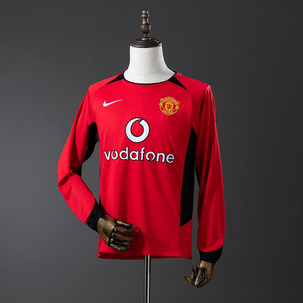 Manchester United 2002/04 Local (Manga Larga)